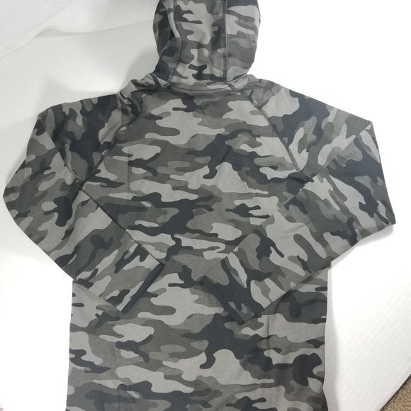 GAP GapFit NWT Performance Hoodie Olive Camo Boy's XS S M L XL 2XL WARM - Picture 5 of 5